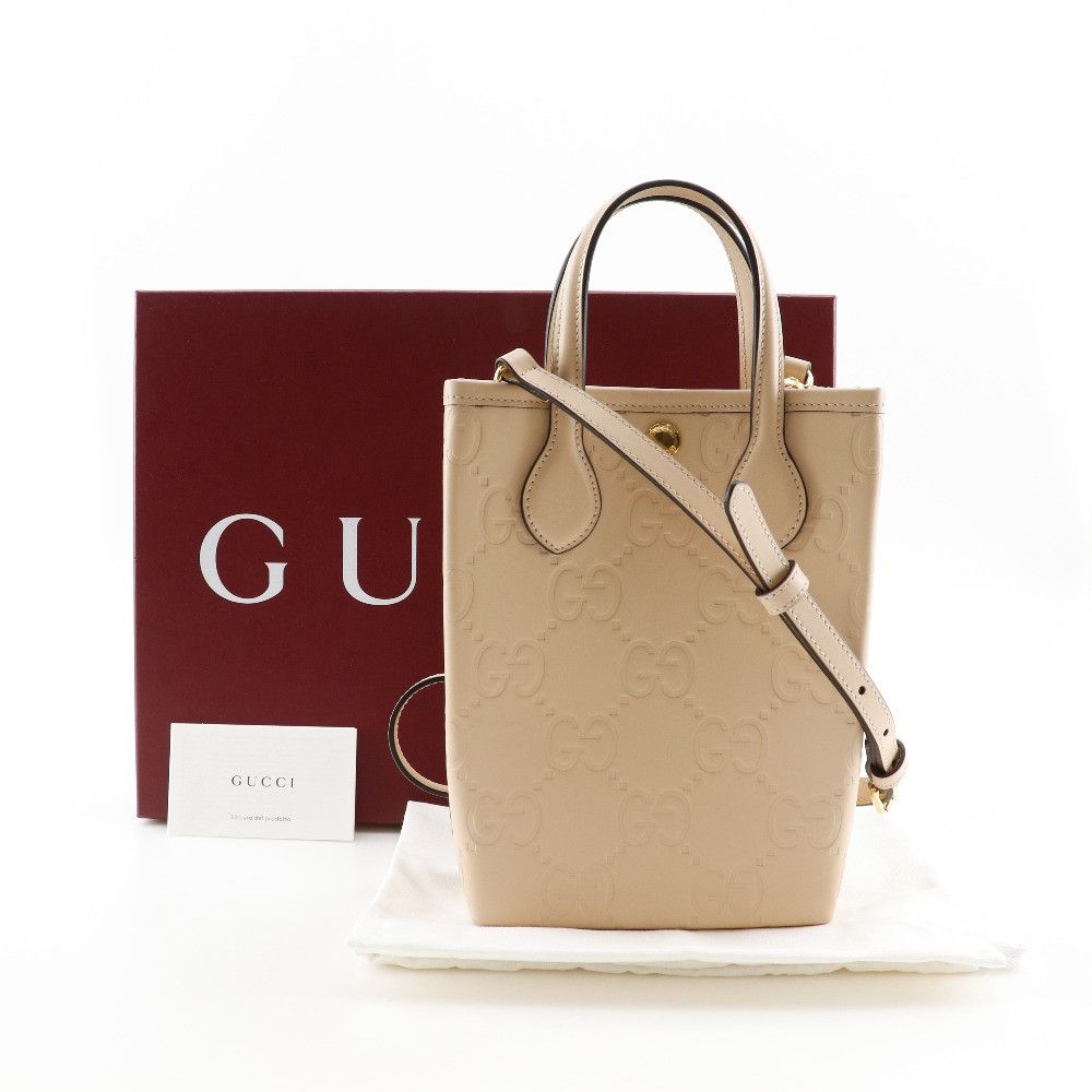 Gucci Gucci Gucci Super Mini Bag Leather 2way Bag Leather Handbag 790133 DUTY FREE for USA Size ONE SIZE - 13 Thumbnail