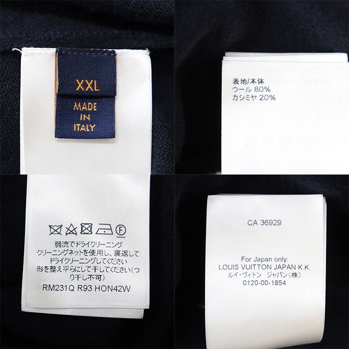 Louis Vuitton Louis Vuitton Louis Vuitton Signature Monogram Wool Cashmere Knit Others Tops RM231Q R93 HON42W DUTY FREE for USA Size ONE SIZE - 10 Thumbnail