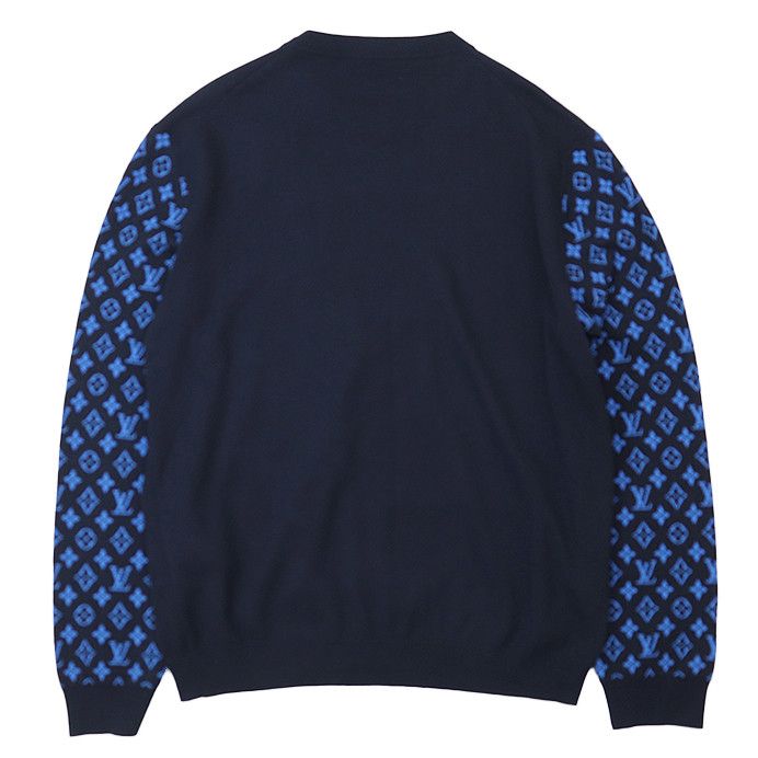 Louis Vuitton Louis Vuitton Louis Vuitton Signature Monogram Wool Cashmere Knit Others Tops RM231Q R93 HON42W DUTY FREE for USA Size ONE SIZE - 6 Thumbnail
