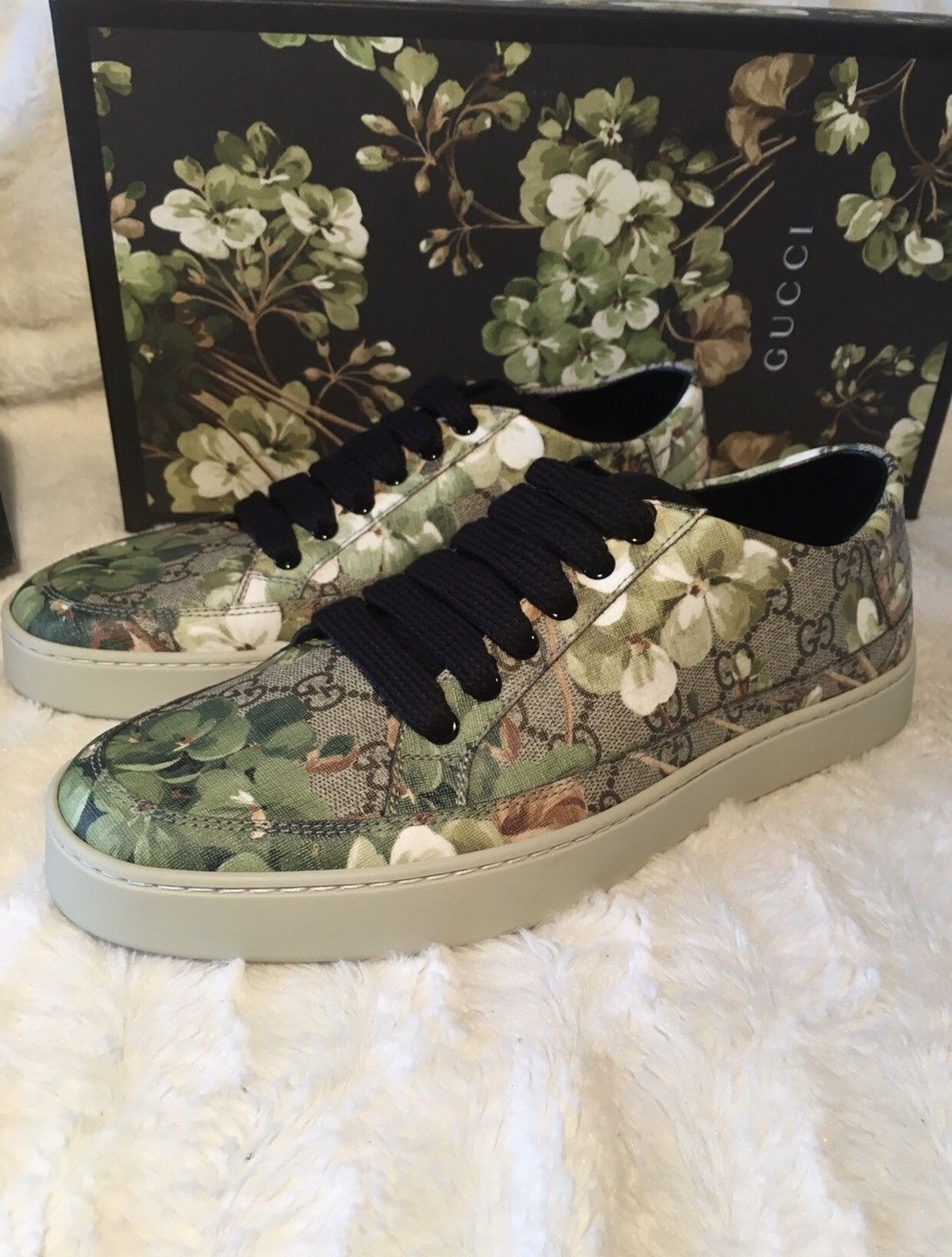 Gucci Gucci floral sneakers 9/10 condition | Grailed