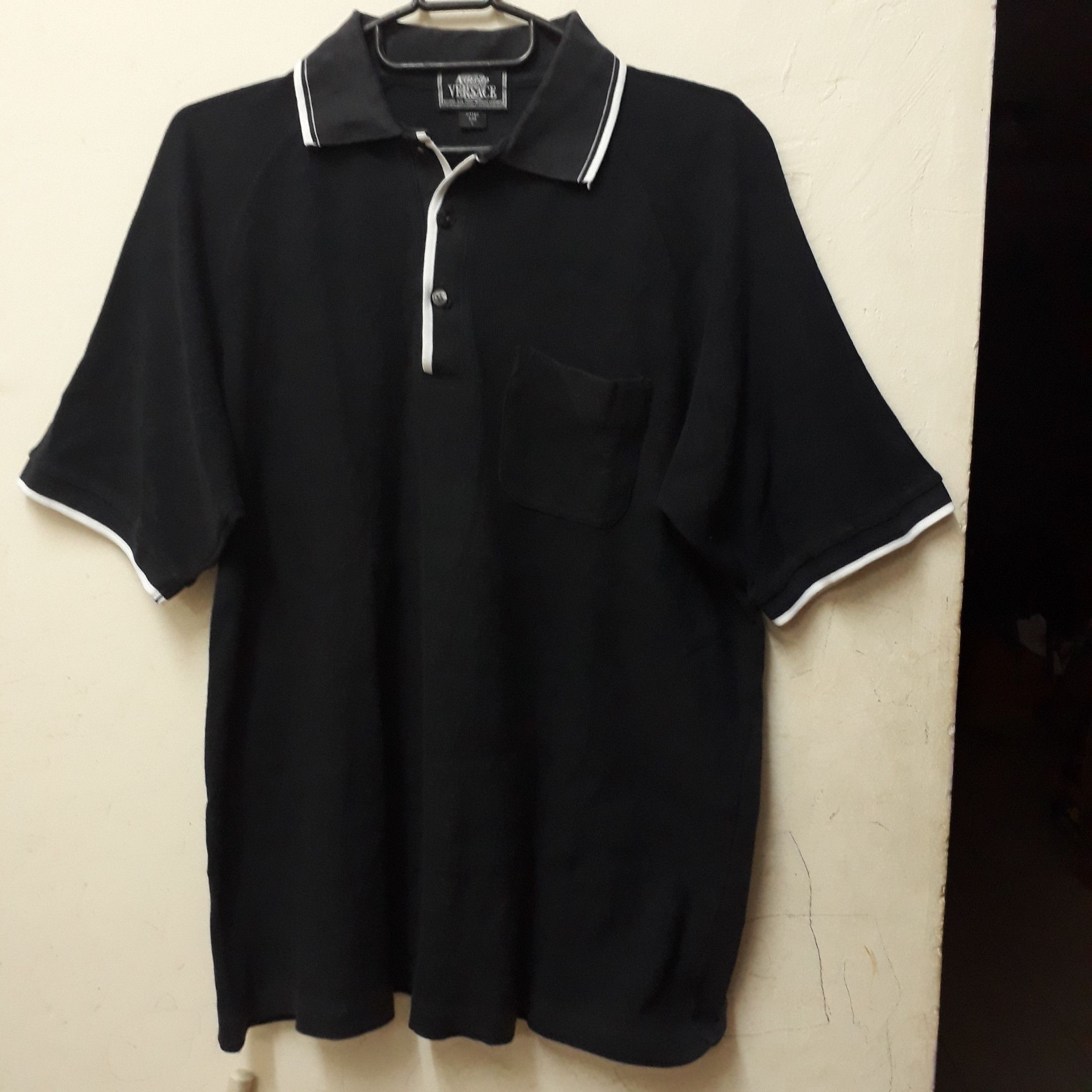 Versace Versace polo ringer shirt | Grailed