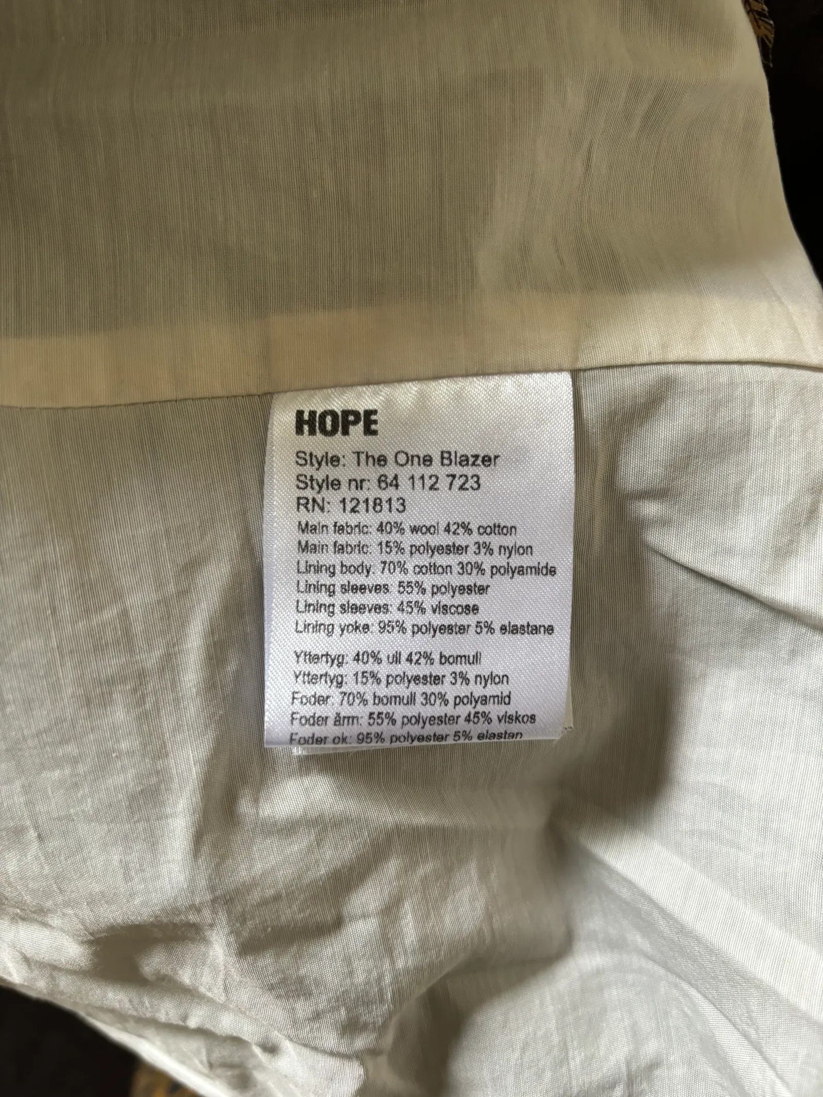 Hope Hope Blazer Size XS / US 0-2 / IT 36-38 - 3 Thumbnail