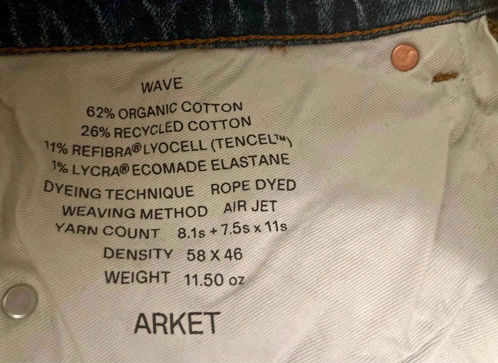 Arket Arket WAVE SLIM FLARED STRETCH JEANS Jeans Size 30" / US 8 / IT 44 - 3 Thumbnail