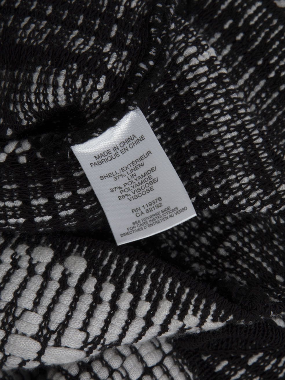 Helmut Lang Black & White Woven Detail Dress Size XS / US 0-2 / IT 36-38 - 11 Thumbnail