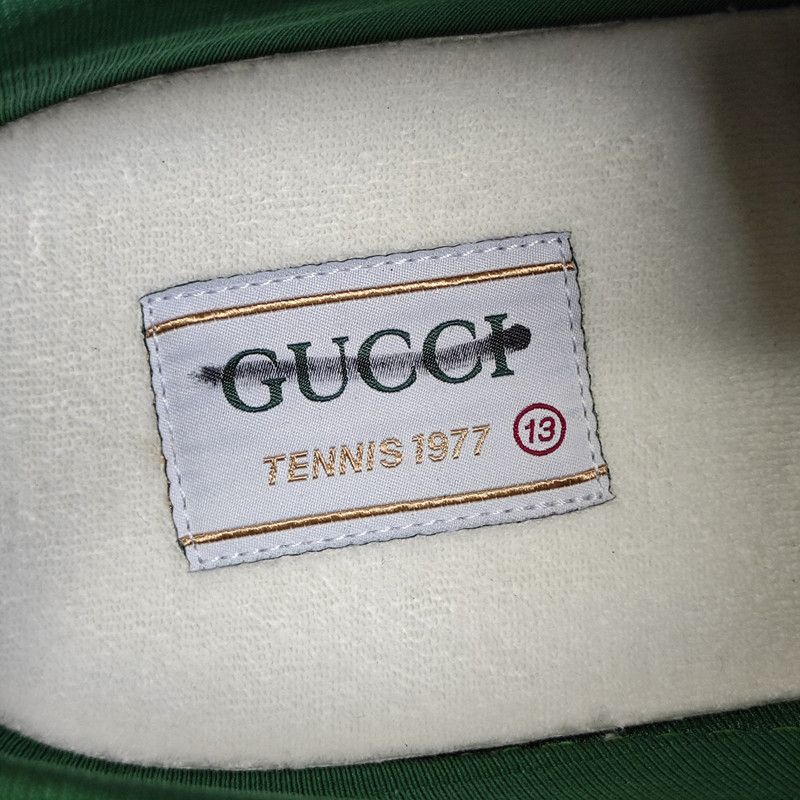Gucci Gucci Tennis 1977 Low Leather Casual Sneakers 0079 Size US 13 / EU 46 - 5 Thumbnail