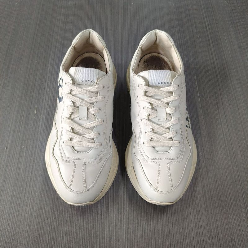 Gucci Gucci Rhyton White Dad Sneakers for Men 0079 Size US 8.5 / EU 41-42 - 2 Thumbnail