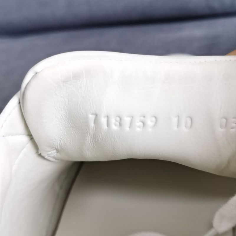 Gucci Gucci Ace Low-Top Sneakers in White and Gray 0079 Size US 10.5 / EU 43-44 - 5 Thumbnail