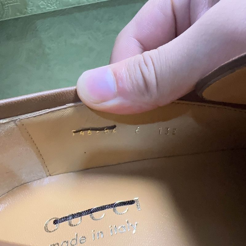 Gucci Gucci Brown Leather Interlocking Loafers for Men 0079 Size US 7 / EU 40 - 5 Thumbnail