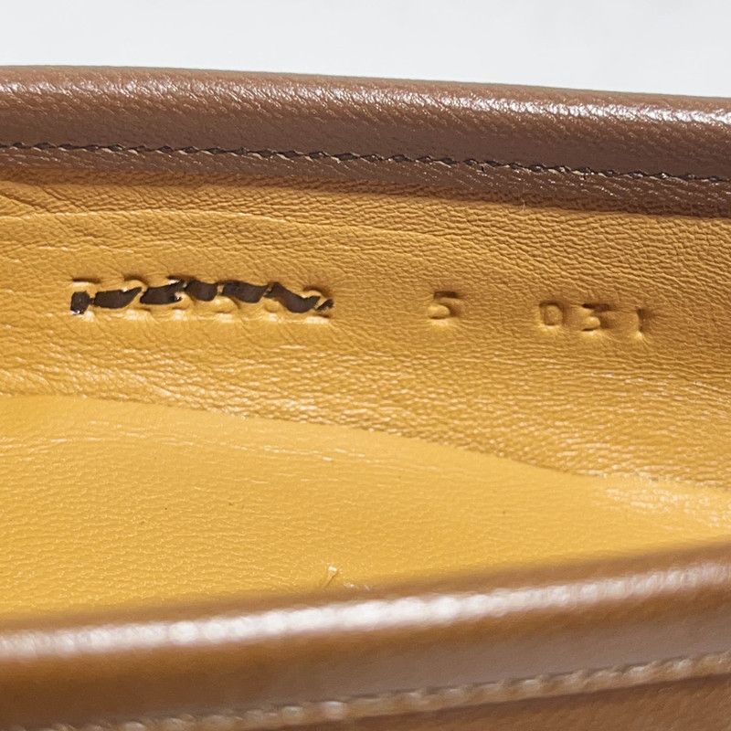Gucci Gucci Brown Loafers with Gold Hardware 0079 Size US 8 / EU 41 - 5 Thumbnail