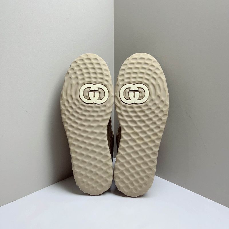 Gucci Gucci MAC80 Leather Low-Top Sneakers for Men 0079 Size US 9 / EU 42 - 4 Thumbnail