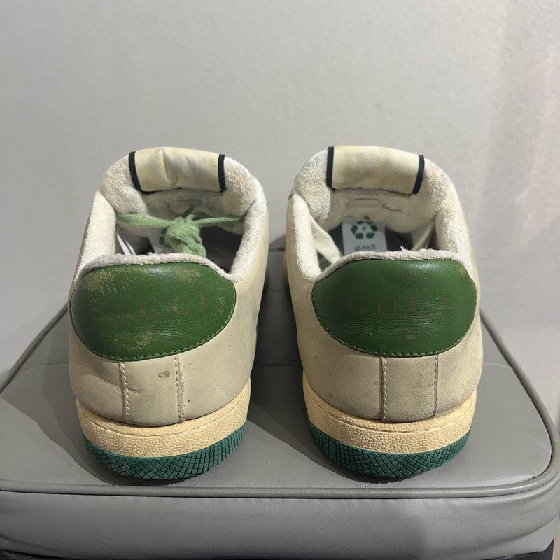 Gucci Gucci Screener Dirty Sneakers in Gray Green 0079 Size US 10.5 / EU 43-44 - 3 Thumbnail