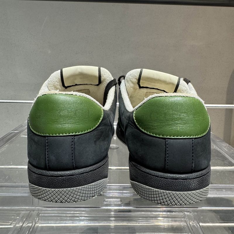 Gucci Gucci Screener GG Black Suede Low-Top Sneakers 0079 Size US 8 / EU 41 - 3 Thumbnail