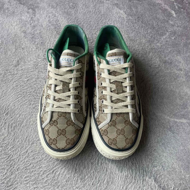 Gucci Gucci Tennis 1977 Casual Sneakers for Men 0079 Size US 8 / EU 41 - 2 Thumbnail