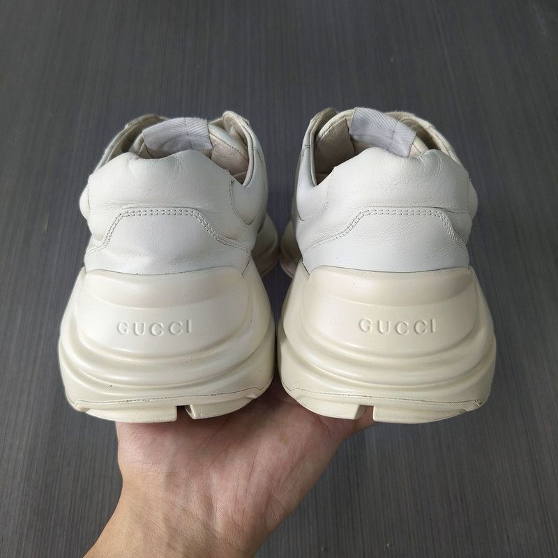 Gucci Gucci Rhyton White Platform Sneakers for Men 0079 Size US 8 / EU 41 - 3 Thumbnail