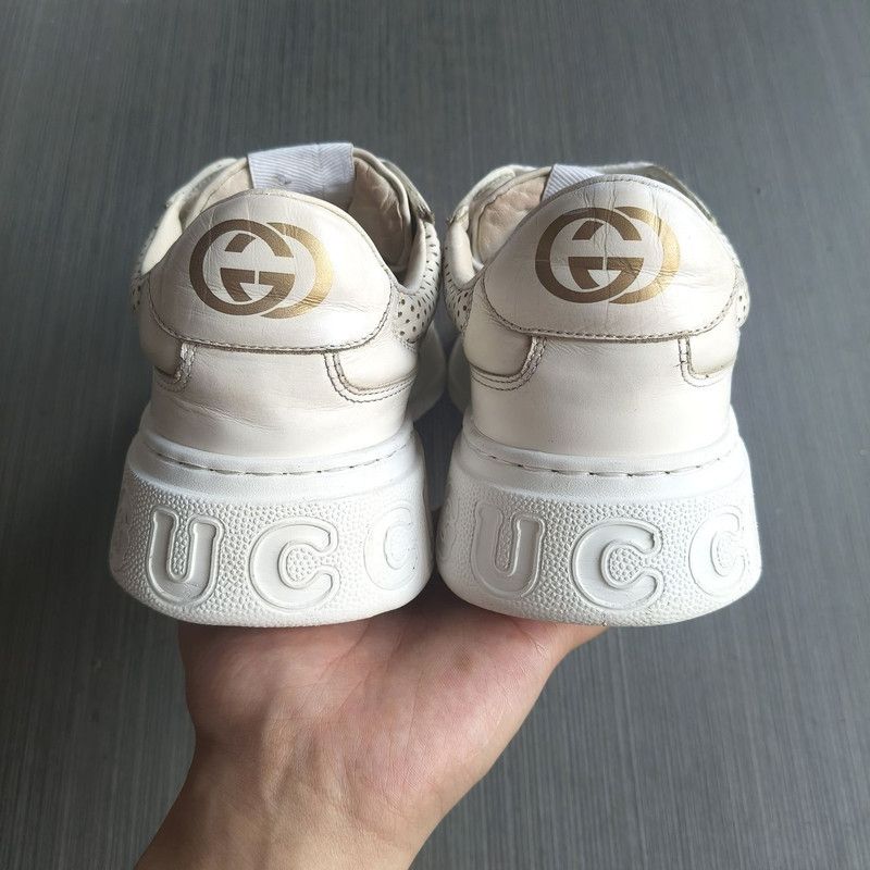 Gucci Gucci GG Print White Casual Sneakers for Men 0079 Size US 9.5 / EU 42-43 - 3 Thumbnail