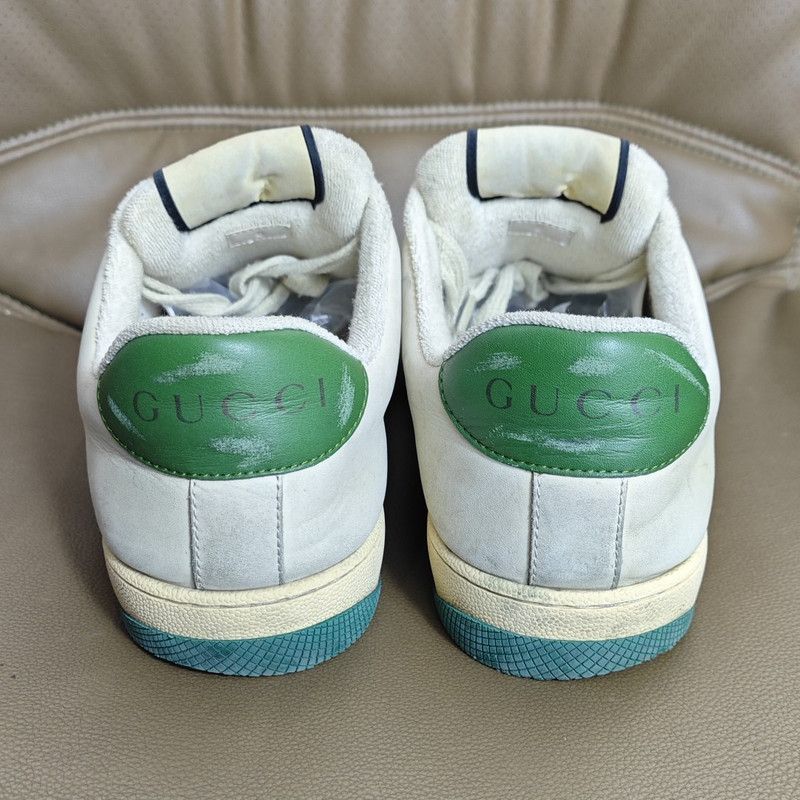 Gucci Gucci Screener Vintage Leather Sneakers for Men 0079 Size US 8.5 / EU 41-42 - 3 Thumbnail