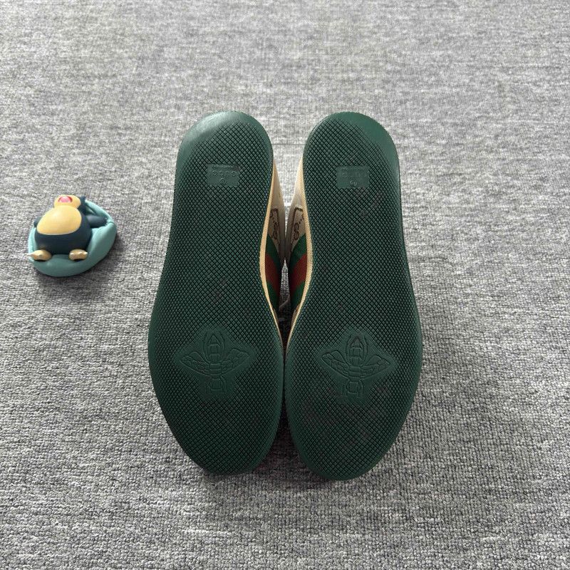 Gucci Gucci Screener Vintage Green Leather Sneakers 0079 Size US 8 / EU 41 - 4 Thumbnail