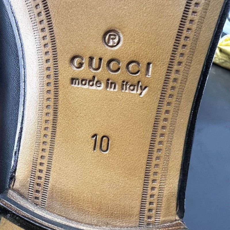 Gucci Gucci Horsebit Men's Casual Shoes in Black 0079 Size US 10.5 / EU 43-44 - 5 Thumbnail