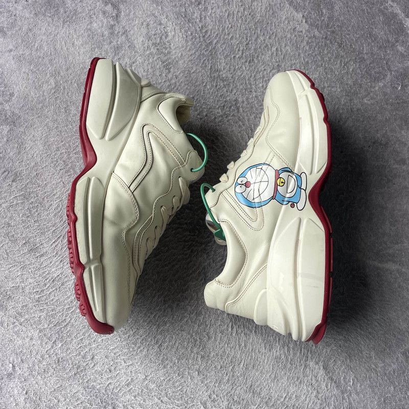 Gucci Gucci x Doraemon Rhyton Fashion Sneakers 0079 Size US 8.5 / EU 41-42 - 8 Thumbnail