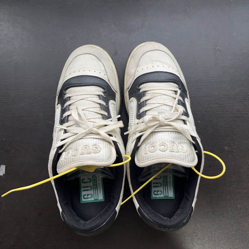 Gucci Gucci MAC80 Leather Low-Top Fashion Sneakers 0079 Size US 9 / EU 42 - 10 Thumbnail