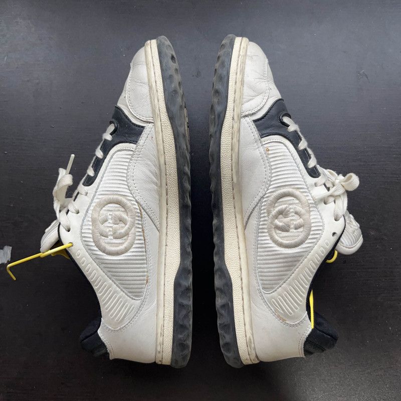 Gucci Gucci MAC80 Leather Low-Top Fashion Sneakers 0079 Size US 9 / EU 42 - 8 Thumbnail