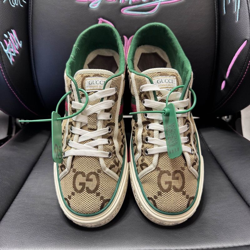 Gucci Gucci Tennis 1977 Stylish Low-Top Sneakers 0079 Size US 9.5 / EU 42-43 - 2 Thumbnail