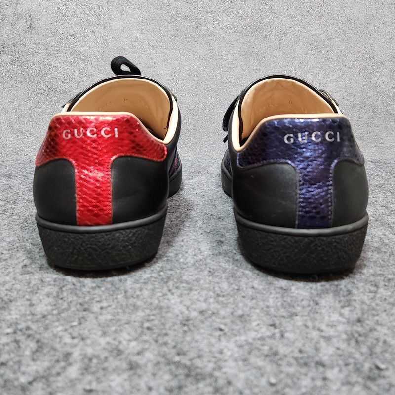Gucci Gucci Ace Bee Embroidered Casual Sneakers 0079 Size US 8.5 / EU 41-42 - 3 Thumbnail