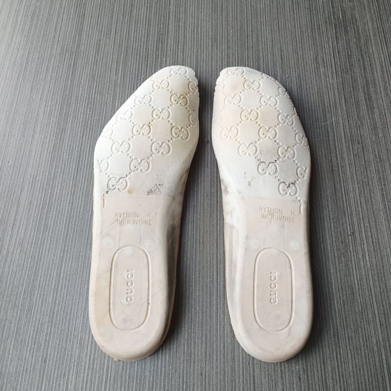 Gucci Gucci Rhyton Leather Low-top Sneakers with Lips Print 0079 Size US 8 / EU 41 - 9 Thumbnail