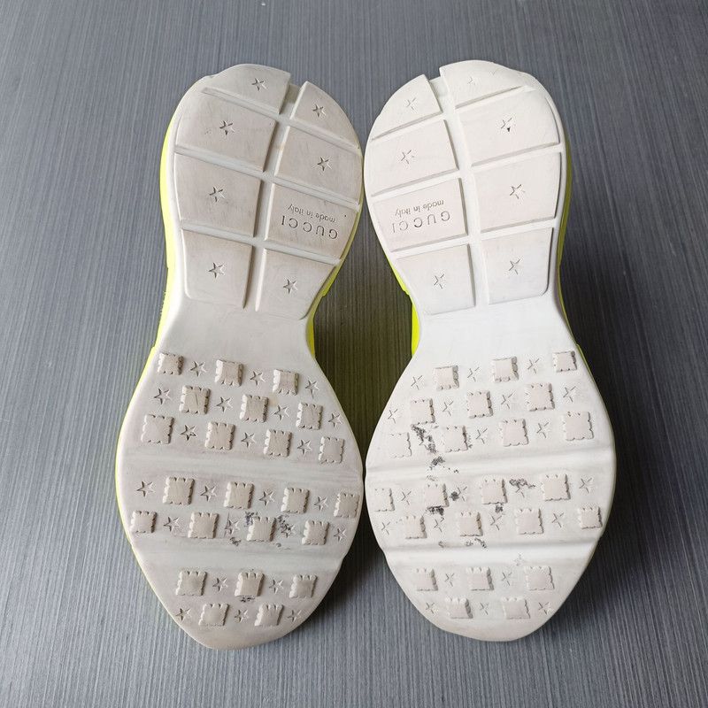 Gucci Gucci Rhyton Leather Low-top Sneakers in Yellow 0079 Size US 8.5 / EU 41-42 - 6 Thumbnail