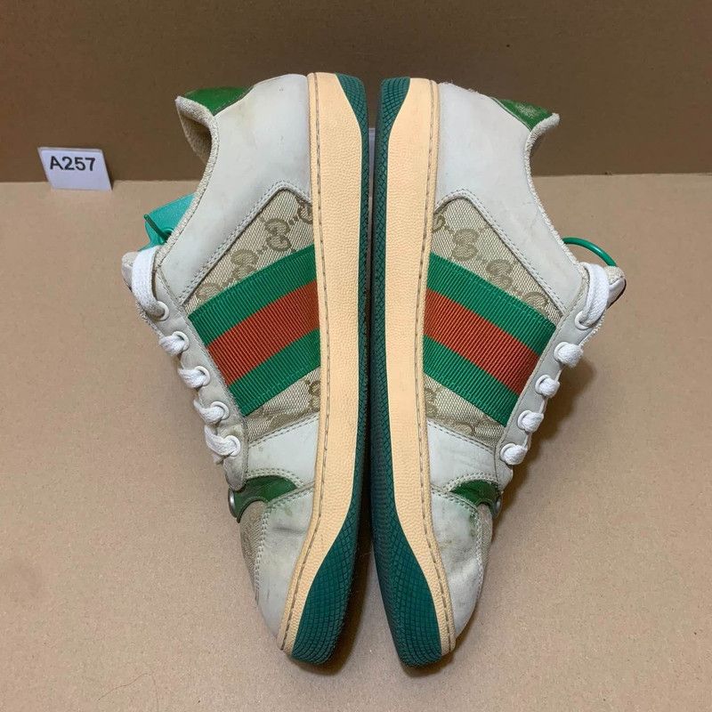 Gucci Gucci Screener Vintage Sneakers in Green 0079 Size US 7.5 / EU 40-41 - 11 Thumbnail