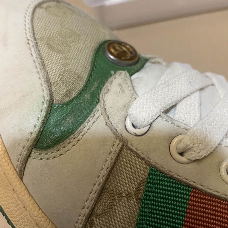 Gucci Gucci Screener Vintage Sneakers in Green 0079 Size US 7.5 / EU 40-41 - 10 Thumbnail