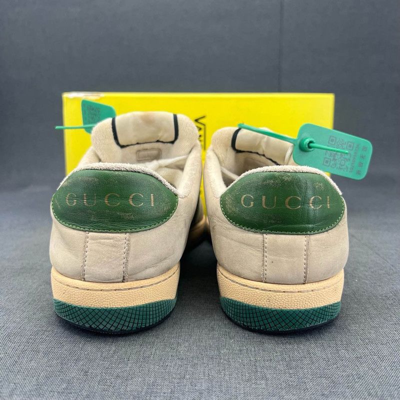 Gucci Gucci Screener Vintage Leather Low-Top Sneakers 0079 Size US 8 / EU 41 - 3 Thumbnail