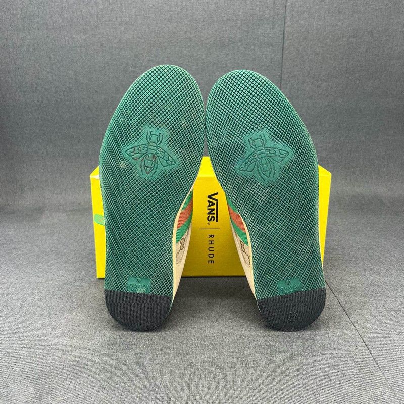 Gucci Gucci Screener Vintage Leather Low-Top Sneakers 0079 Size US 8 / EU 41 - 4 Thumbnail
