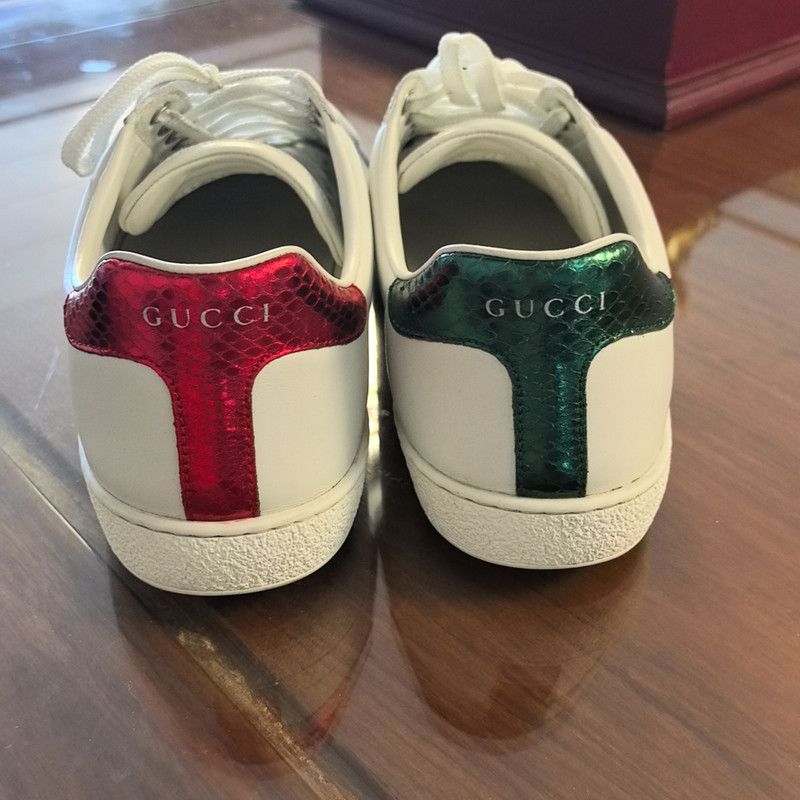 Gucci Gucci Ace Tiger Embroidered Fashion Sneakers 0079 Size US 8.5 / EU 41-42 - 3 Thumbnail
