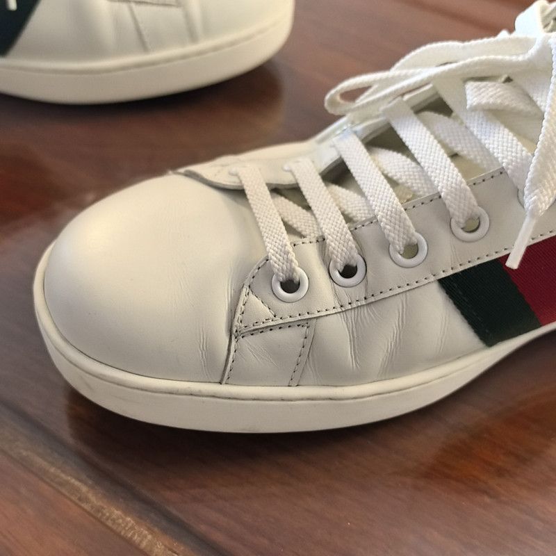 Gucci Gucci Ace Tiger Embroidered Fashion Sneakers 0079 Size US 8.5 / EU 41-42 - 7 Thumbnail