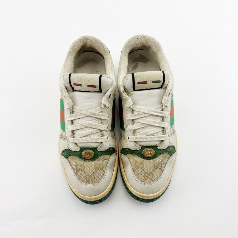 Gucci Gucci Screener Vintage Green Casual Shoes 0079 Size US 8 / EU 41 - 2 Thumbnail