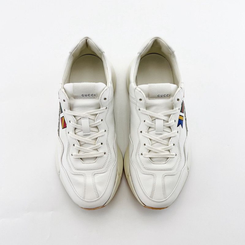 Gucci Gucci Rhyton Worldwide Leather Low-Top Sneakers 0079 Size US 9.5 / EU 42-43 - 2 Thumbnail