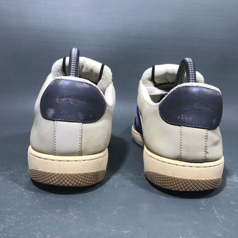 Gucci Gucci Screener Low Top Sneakers in Gray and White 0079 Size US 8 / EU 41 - 3 Thumbnail