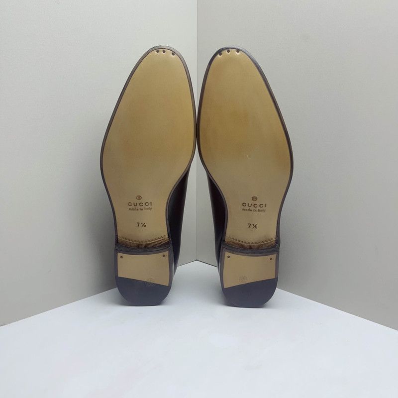 Gucci Gucci Leather Lace-Up Casual Shoes for Men 0079 Size US 8 / EU 41 - 4 Thumbnail