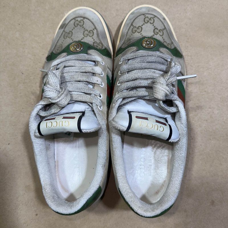 Gucci Gucci Screener Vintage Green Casual Sneakers 0079 Size US 9.5 / EU 42-43 - 6 Thumbnail