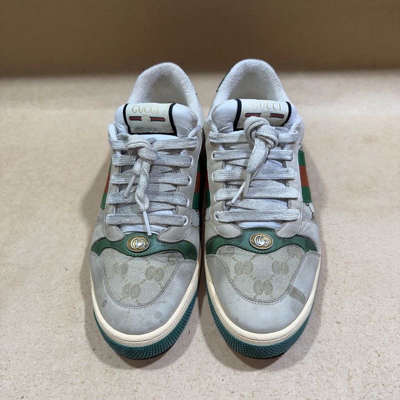 Gucci Gucci Screener Vintage Green Casual Sneakers 0079 Size US 9.5 / EU 42-43 - 2 Thumbnail