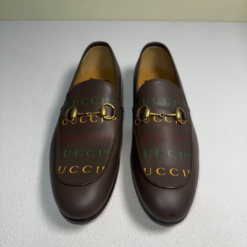 Gucci Gucci Casual Stylish Loafers in Coffee Brown 0079 Size US 8.5 / EU 41-42 - 2 Thumbnail