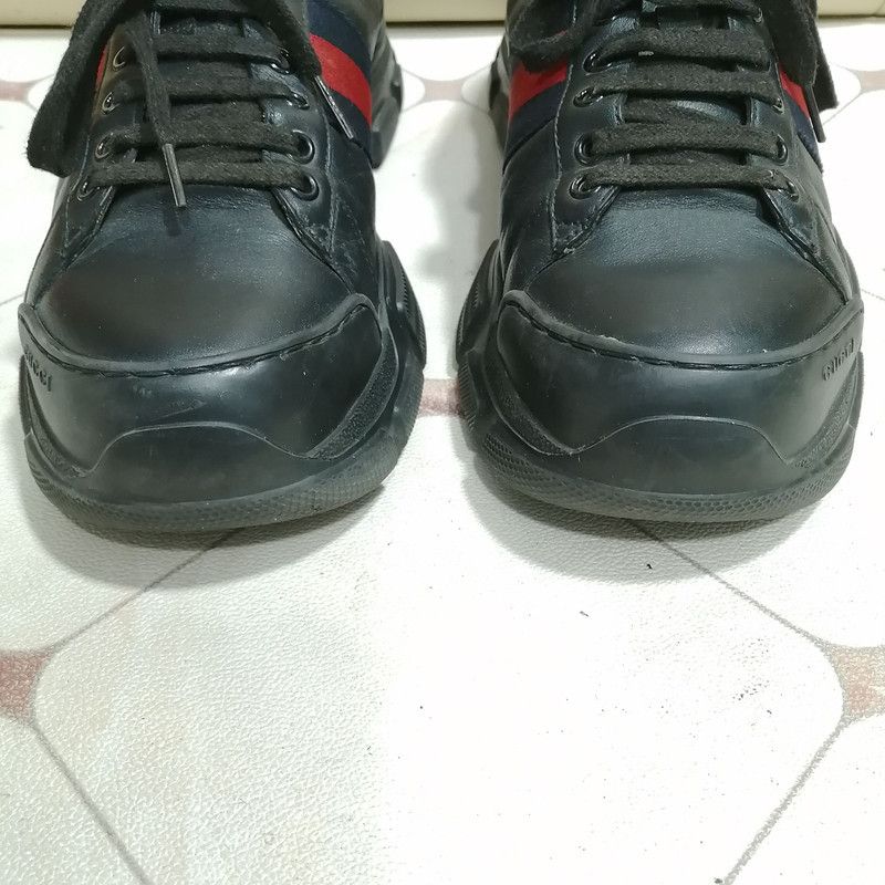 Gucci Gucci Low-Top Sport Shoes for Men in Black 0079 Size US 8 / EU 41 - 12 Thumbnail
