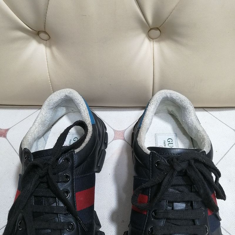 Gucci Gucci Low-Top Sport Shoes for Men in Black 0079 Size US 8 / EU 41 - 11 Thumbnail