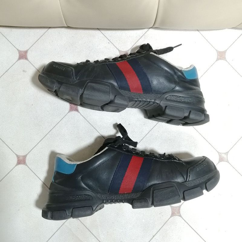 Gucci Gucci Low-Top Sport Shoes for Men in Black 0079 Size US 8 / EU 41 - 6 Thumbnail