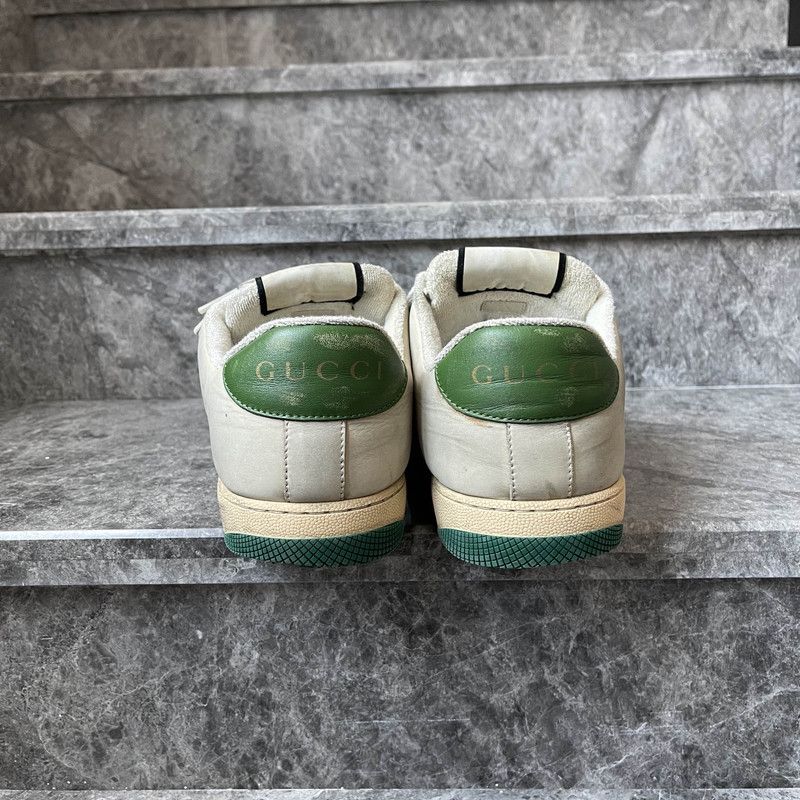 Gucci Gucci Screener Vintage Leather Sneakers for Men 0079 Size US 10.5 / EU 43-44 - 3 Thumbnail