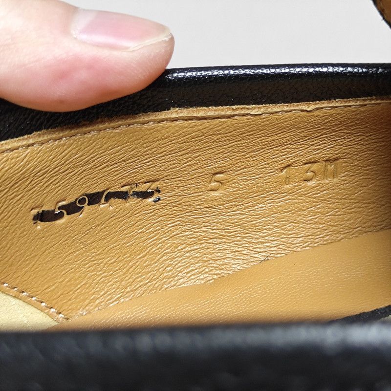 Gucci Gucci Black Leather Laceless Loafers for Men 0079 Size US 8 / EU 41 - 5 Thumbnail