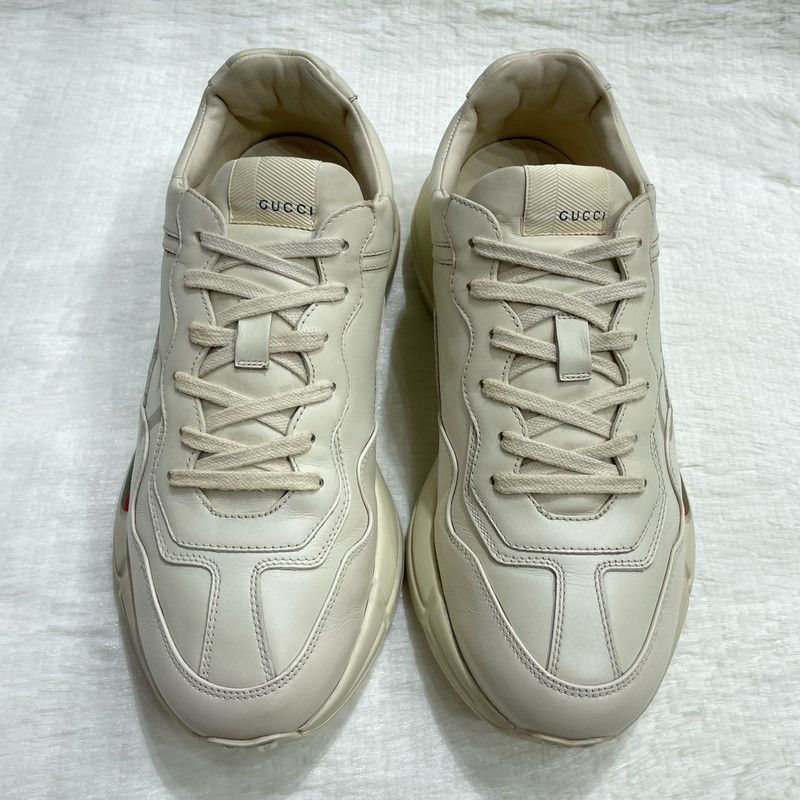 Gucci Gucci Rhyton Logo Sneakers in Ivory 0079 Size US 10.5 / EU 43-44 - 2 Thumbnail