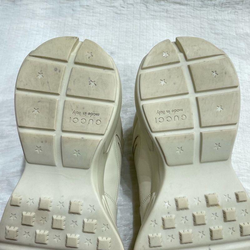 Gucci Gucci Rhyton Logo Sneakers in Ivory 0079 Size US 10.5 / EU 43-44 - 12 Thumbnail
