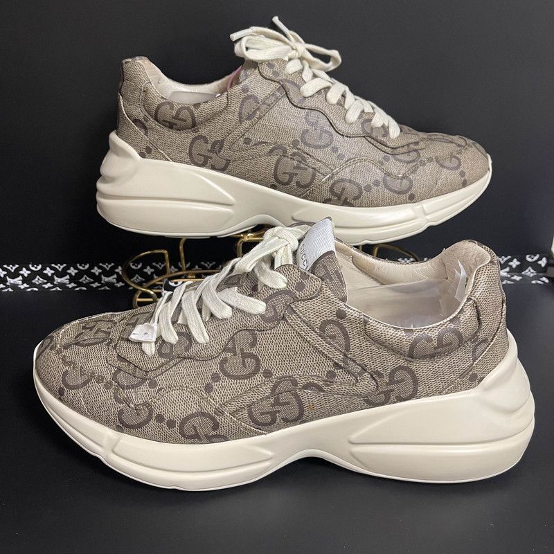 Gucci Gucci Rhyton Vintage Low-Top Sneakers for Men 0079 Size US 11 / EU 44 - 6 Thumbnail